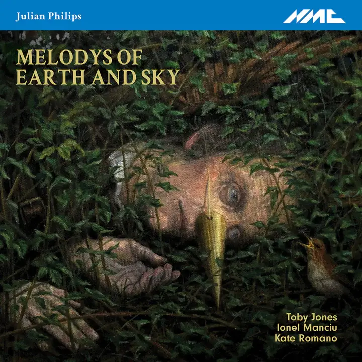 Cover art for "Melodys of Earth and Sky" by Julian Philips and the Goldfield Ensemble.